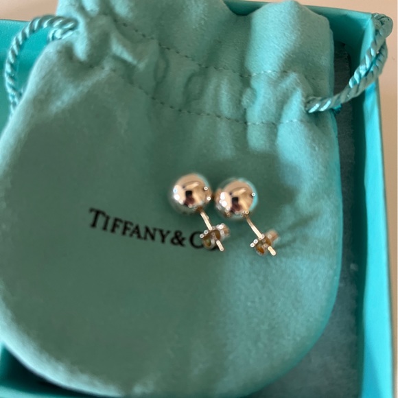 Tiffany and co silver hardwear 10mm earrings - Picture 2 of 2
